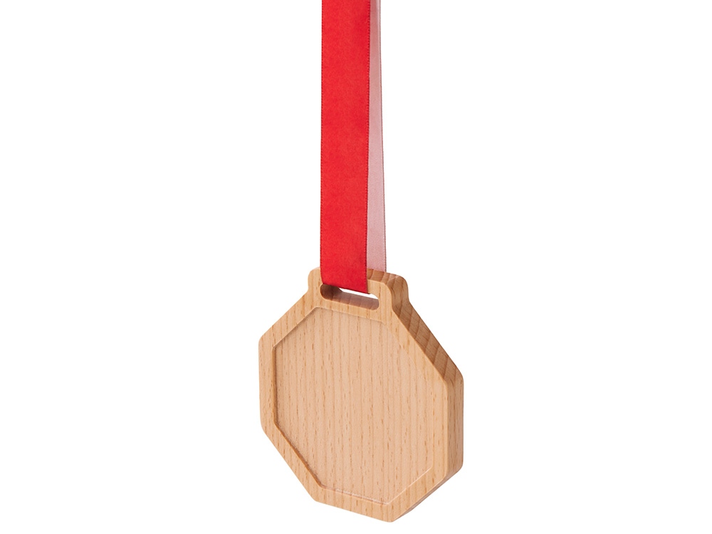 Медаль из бука Octagon, ромб-4