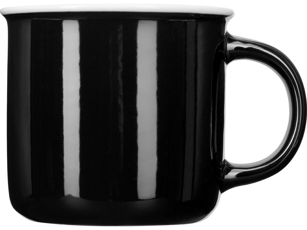 Кружка с каймой Countryside M, черный 410ml-1