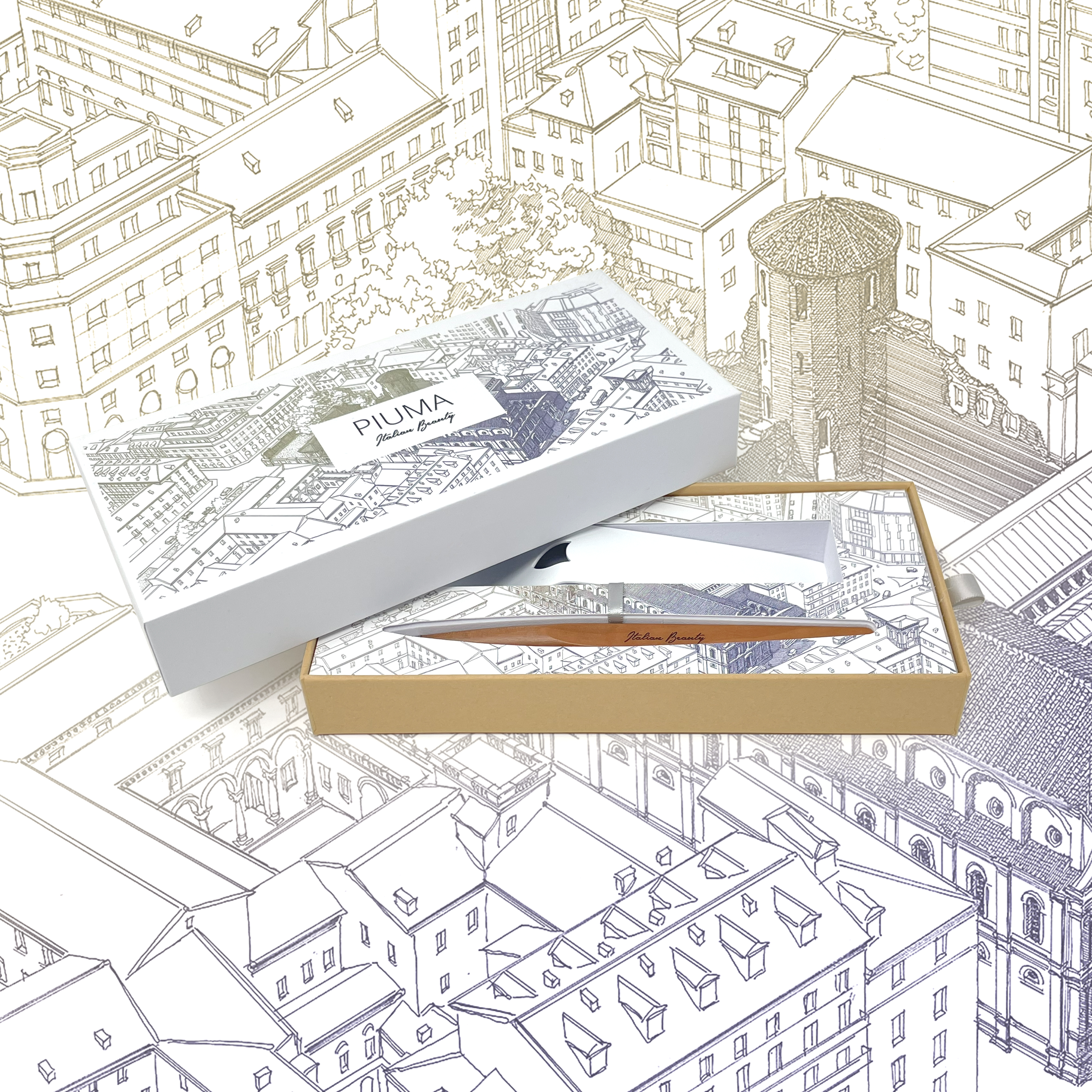 Шариковая ручка Pininfarina Piuma ITALIAN BEAUTY MILANO-0