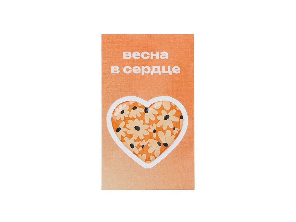 Смоляной стикерпак-открытка, 1 стикер с фоновой запечаткой, 3 см-0