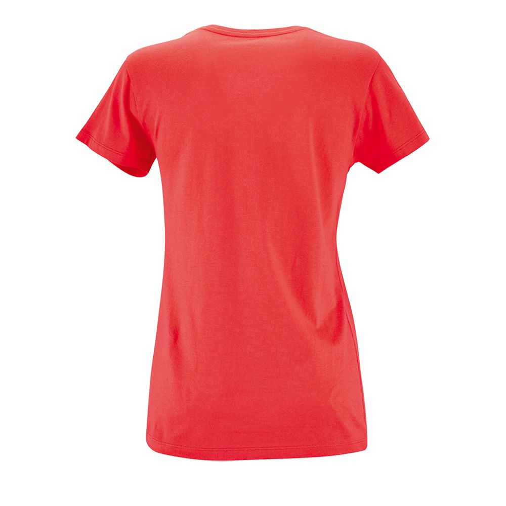 Футболка женская Metropolitan, розовая (коралловая)-2