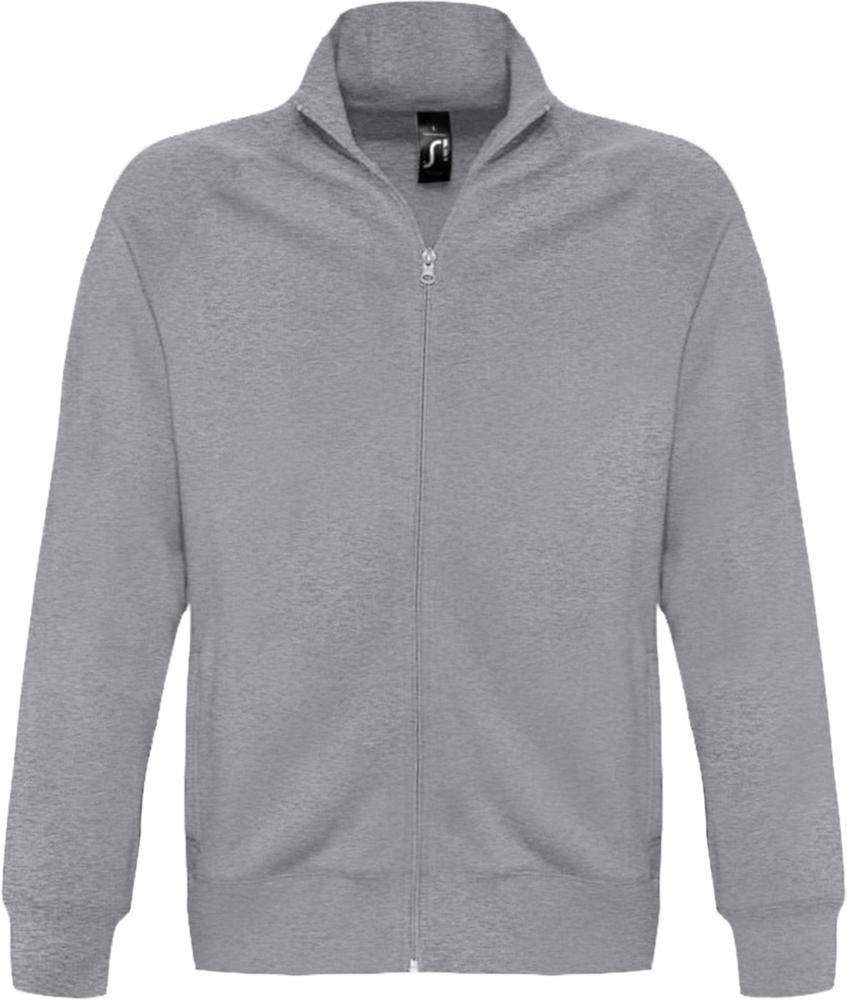 Толстовка мужская на молнии Sundae 280 серый меланж-0