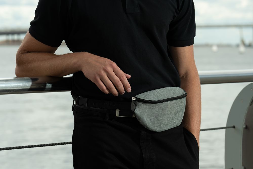 Поясная сумка Handy Dandy, серая-4