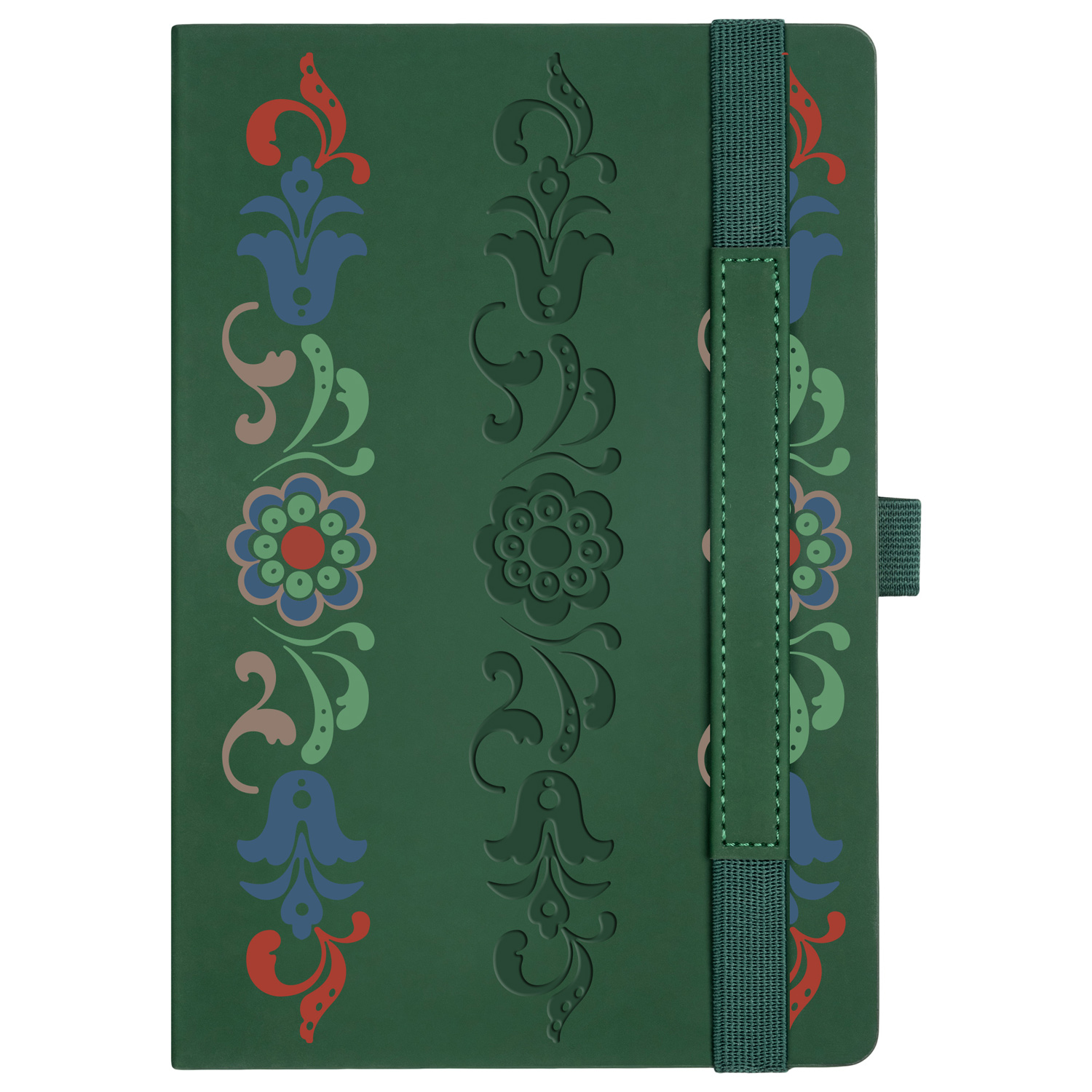 Ежедневник Alpha недатированный, зеленый/оливковый-2