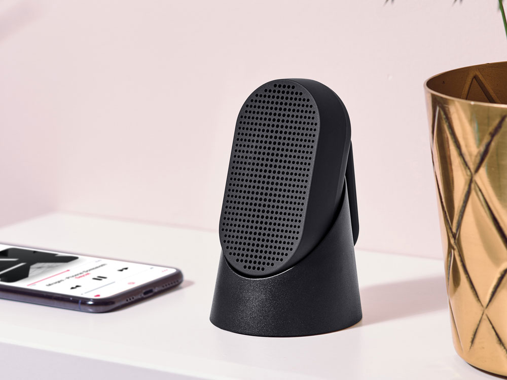 Колонка беспроводная с подставкой Mino T, черный-7