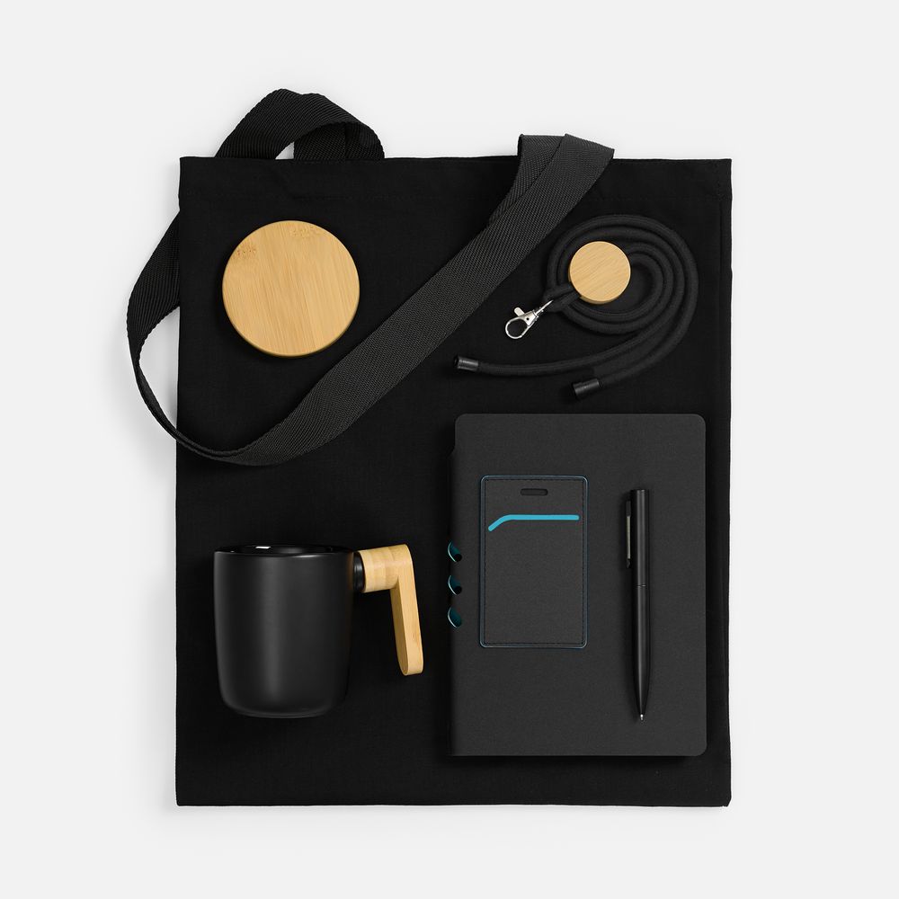 Набор Trait Office, черный с бирюзовым-1