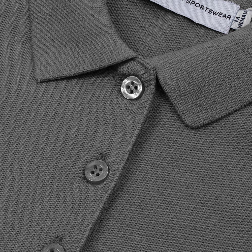 Рубашка поло женская Neptune, темно-серая-2