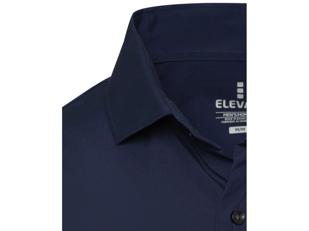 Carnelian мужская рубашка из поплина - Navy Blue-3