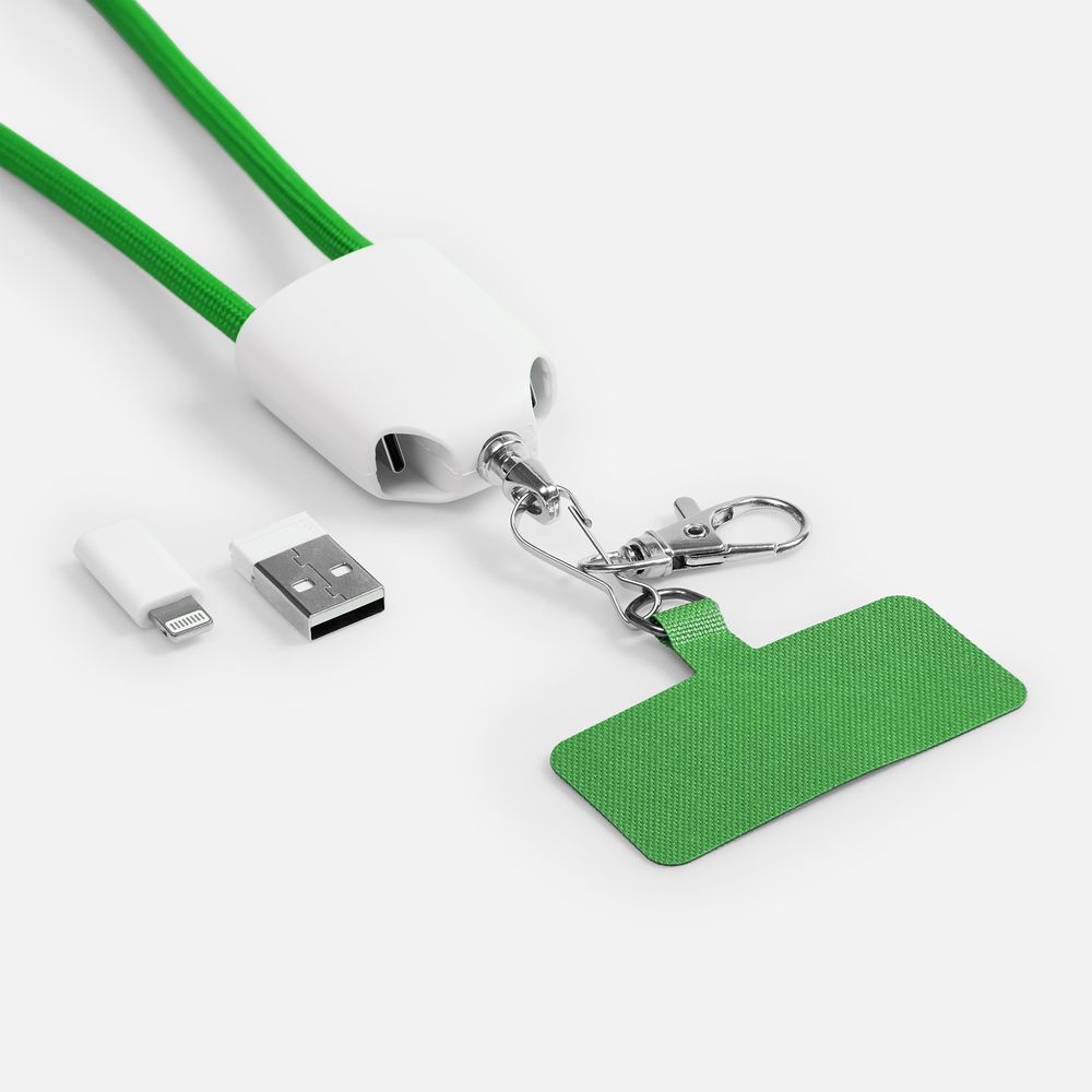 Кабель-ланьярд energyFlex Pro, зеленый-3