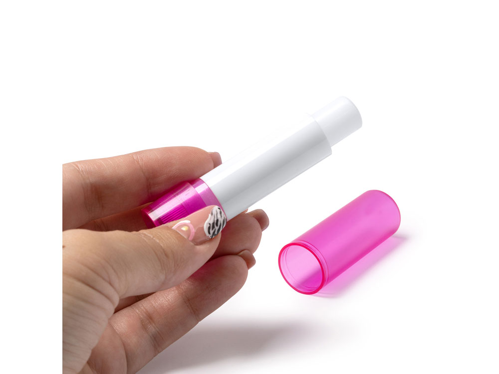 Бальзам для губ LISSEN в классическом футляре, фуксия-3