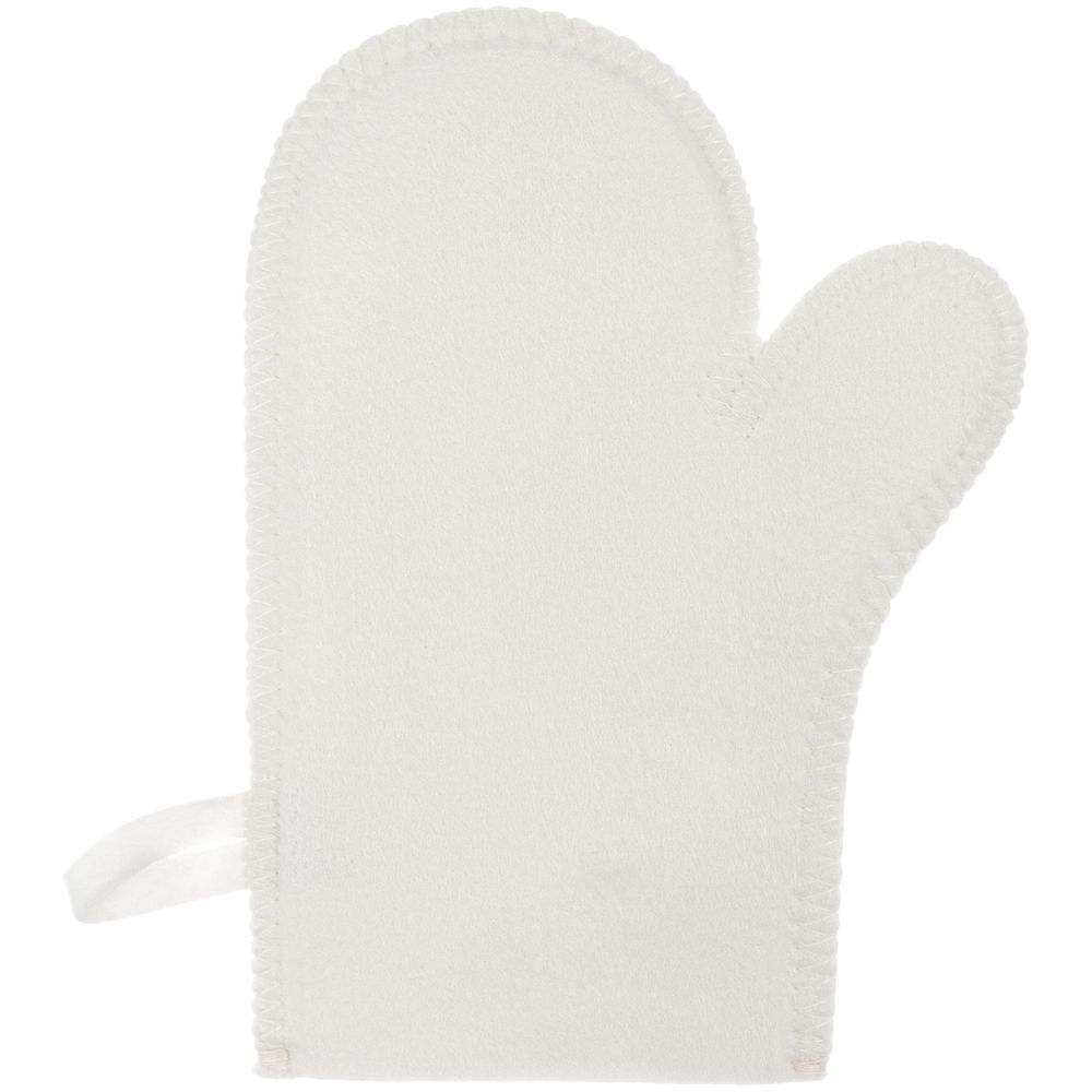 Банная рукавица Heat Off, белая-1