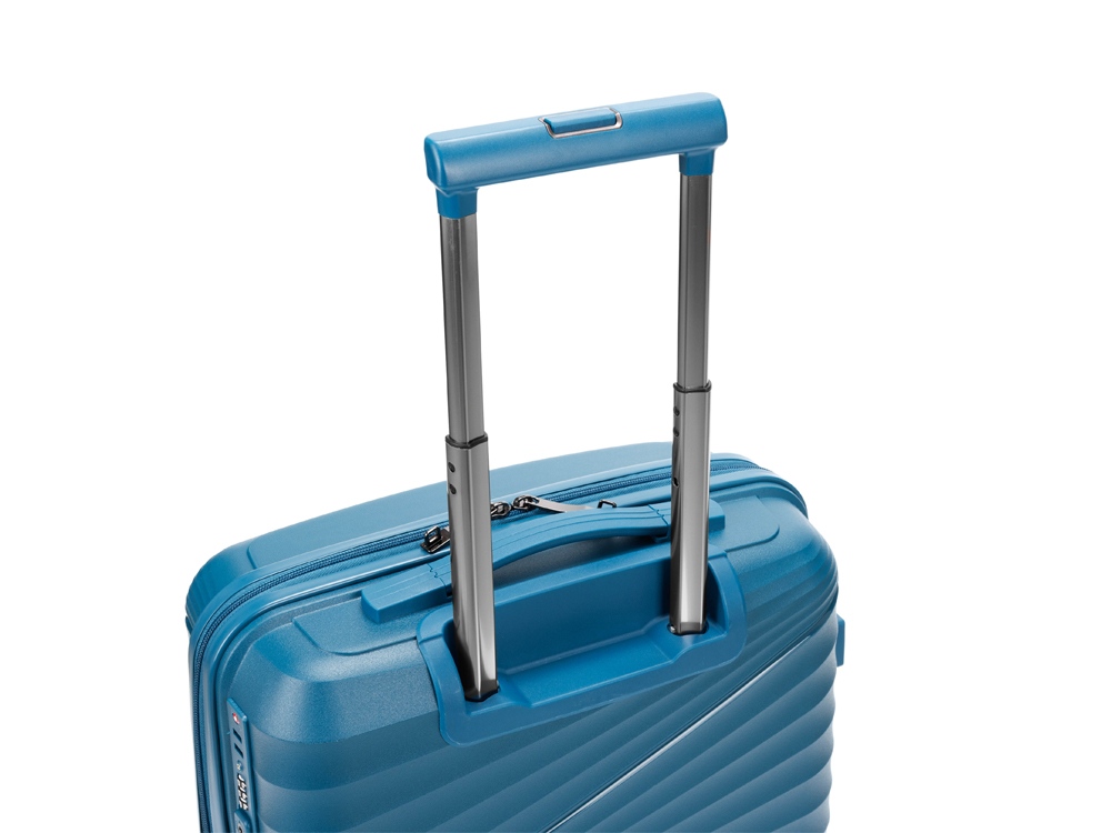 Чемодан TORBER Nevo, синий, полипропилен, 40 х 25 х 55 см, 32 л-3