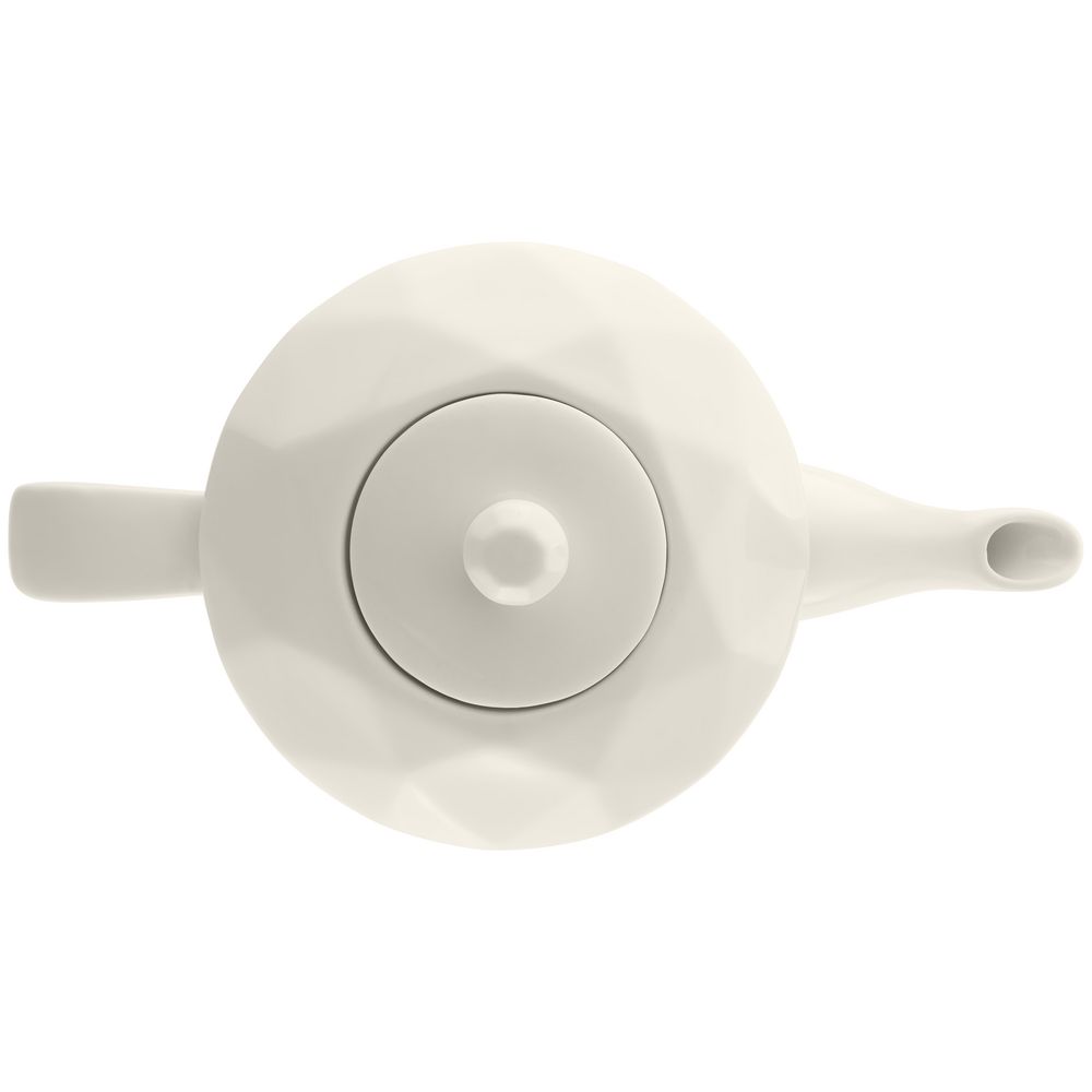 Чайник Diamante Bianco в подарочной коробке, белый-3