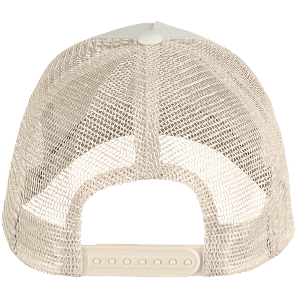 Бейсболка Blink, бежевая с бирюзовым-1