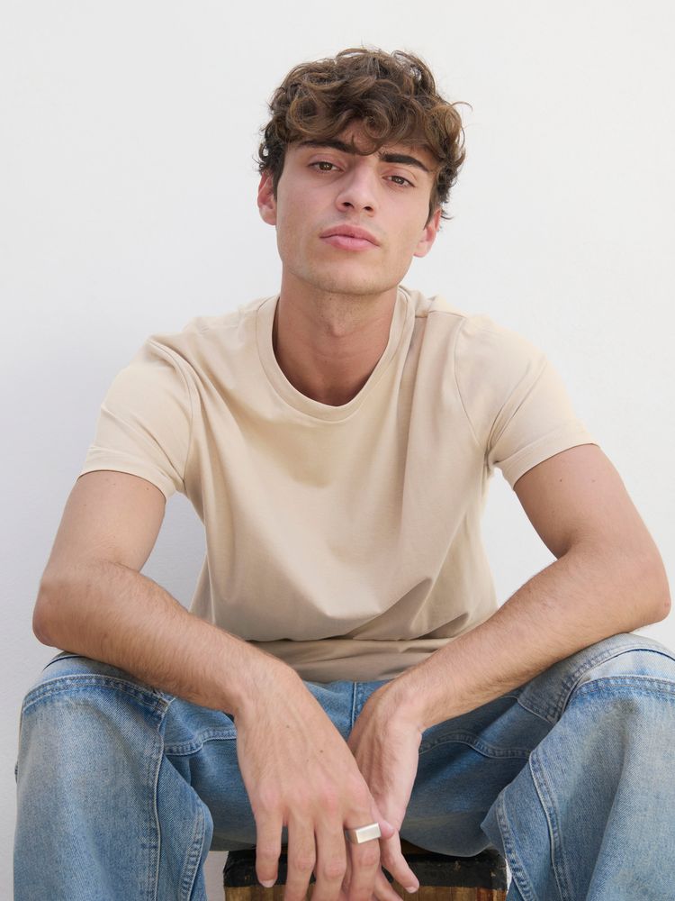 Футболка унисекс Legend, розовая (лососевая)-5