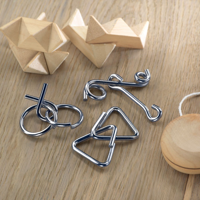 Набор: 3 головоломки, бежевый-6