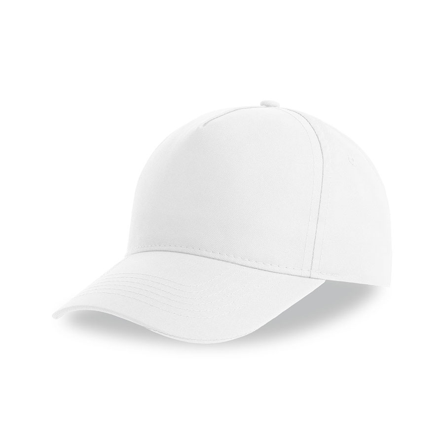 Бейсболка RECY FIVE, 5 клиньев, застежка-липучка, белый-0