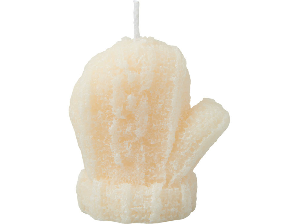 Свеча Рукавичка, молочный-2