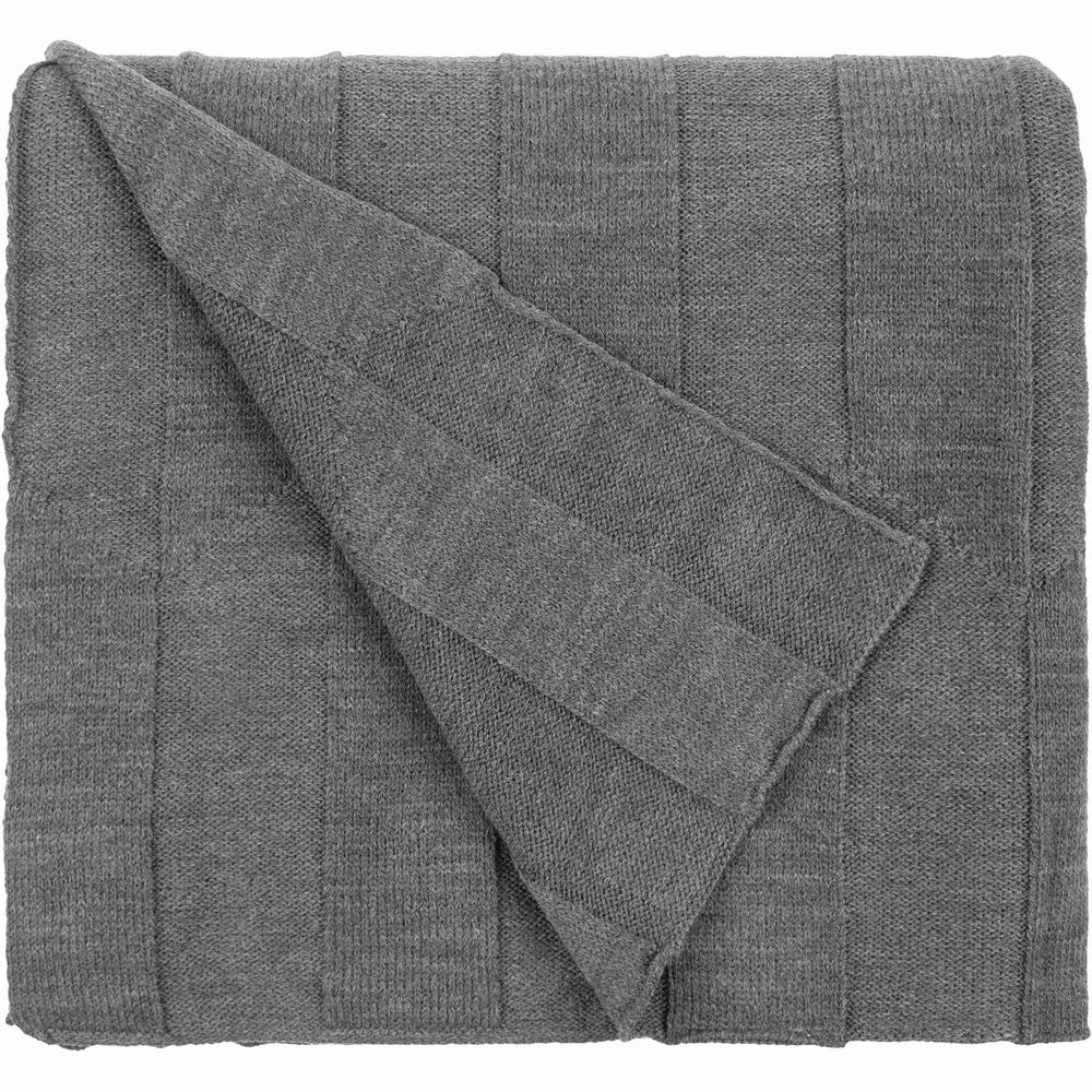 Плед Rombus, серый меланж-3