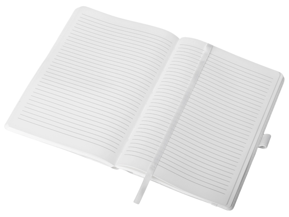 Блокнот из моющегося крафта и каменной бумаги А5 Fleekstone, гибкая обложка, белый-2