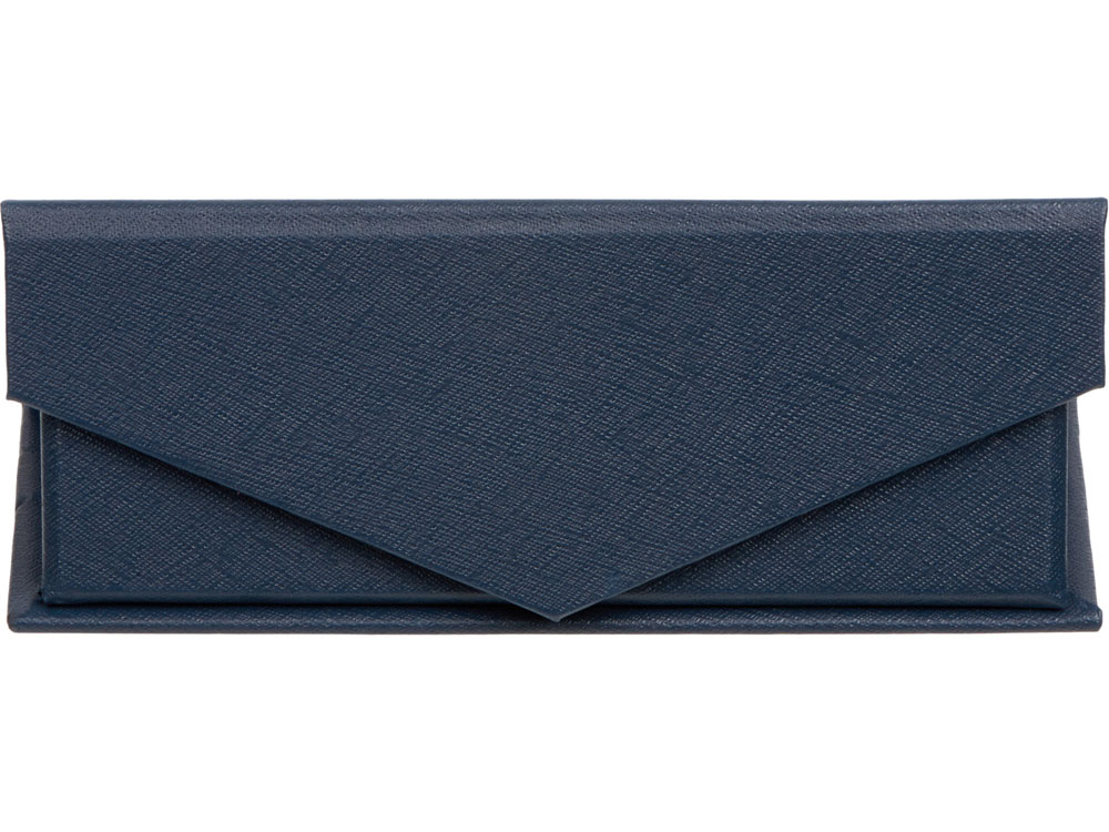 Подарочная коробка для флеш-карт треугольная, синий-1