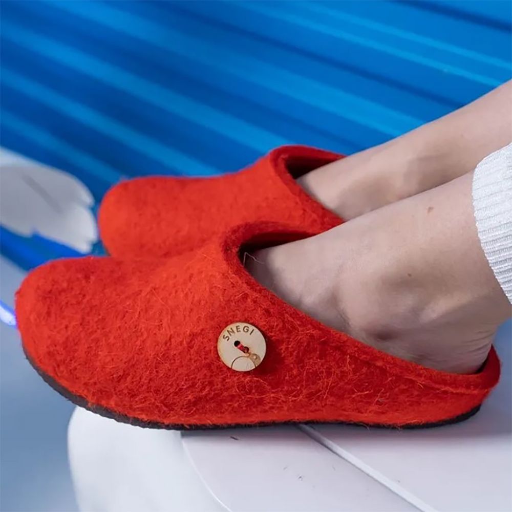 Домашние валенки Step, красные-5