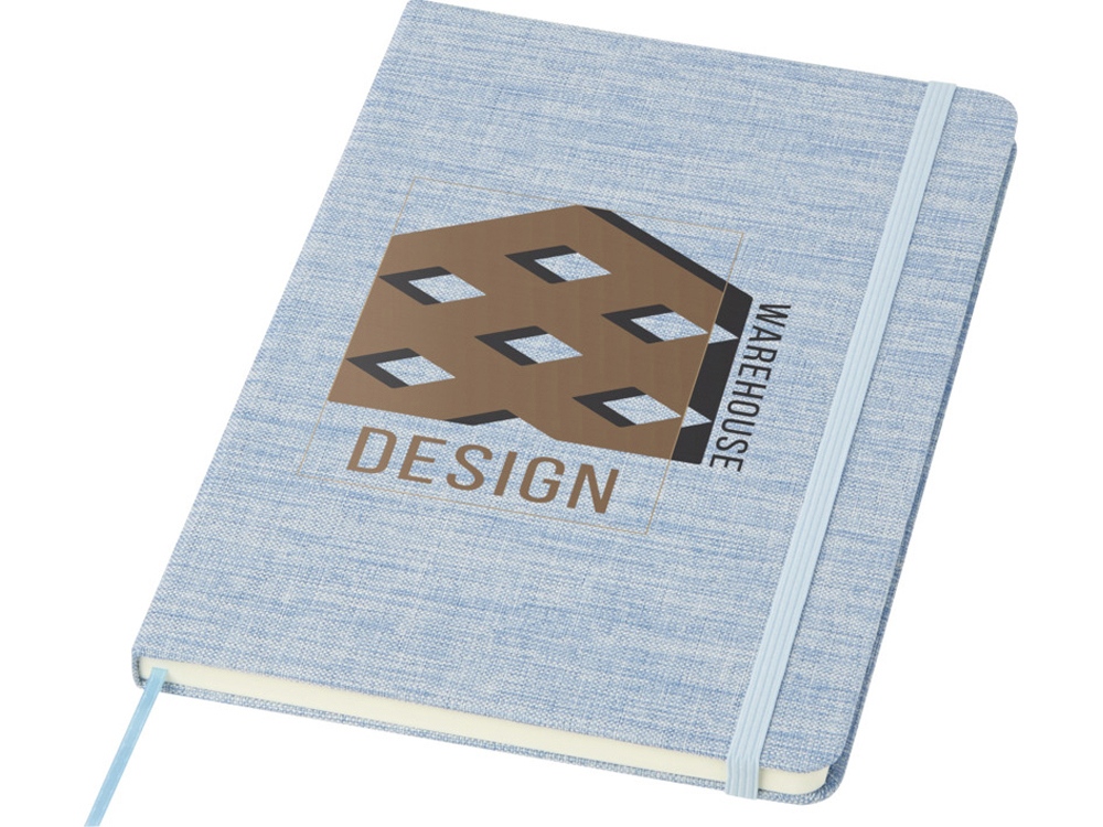 Ramona хлопковый блокнот формата А5 - Светло-синий-3