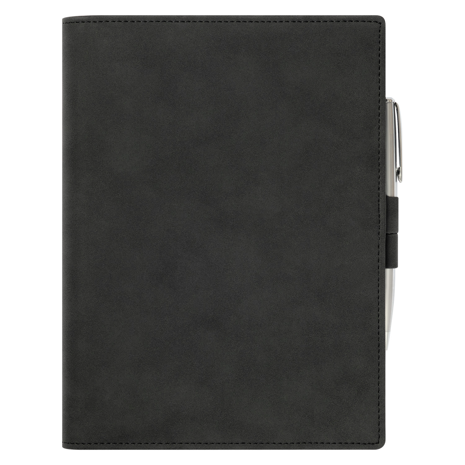 Ежедневник-портфолио Clip NEO недатированный в подарочной коробке, черный (в комплекте ручка Tesoro серебро)-2