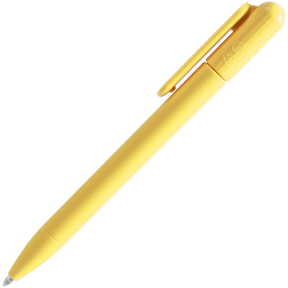 Ручка шариковая Prodir DS6S TMM, желтая-3