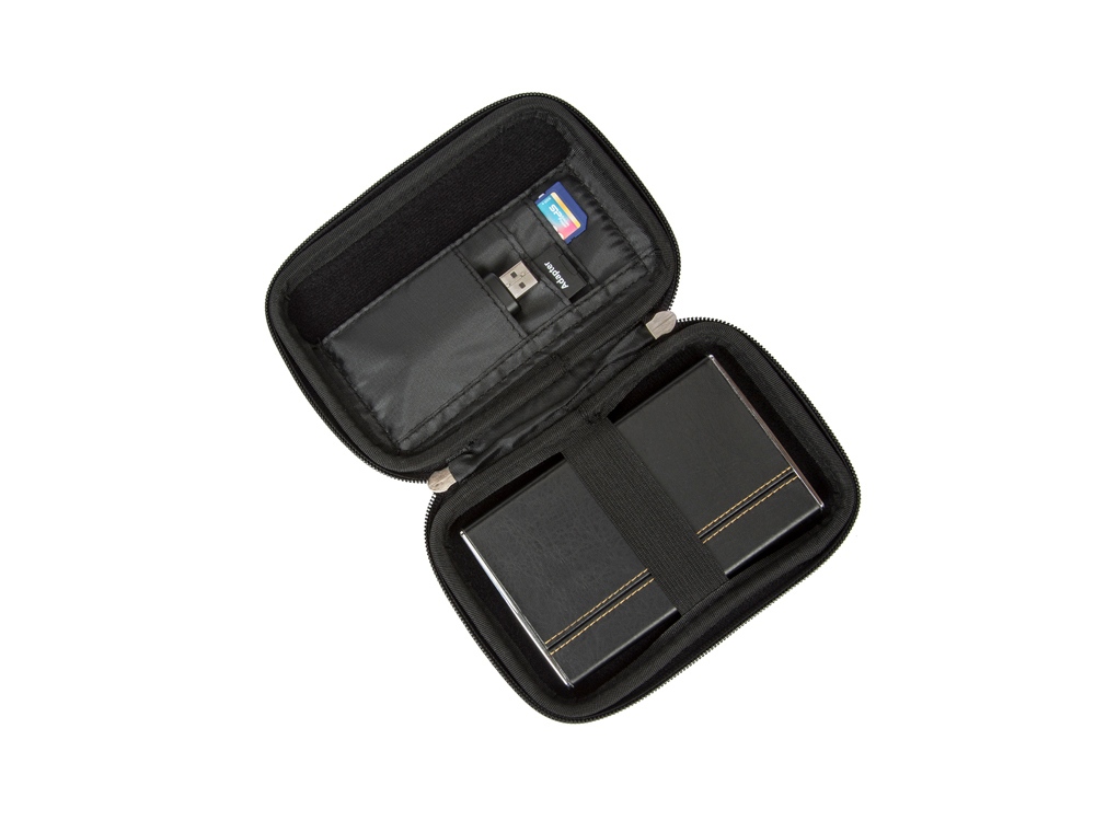 Чехол для жесткого диска из кожзама 9102, черный-3