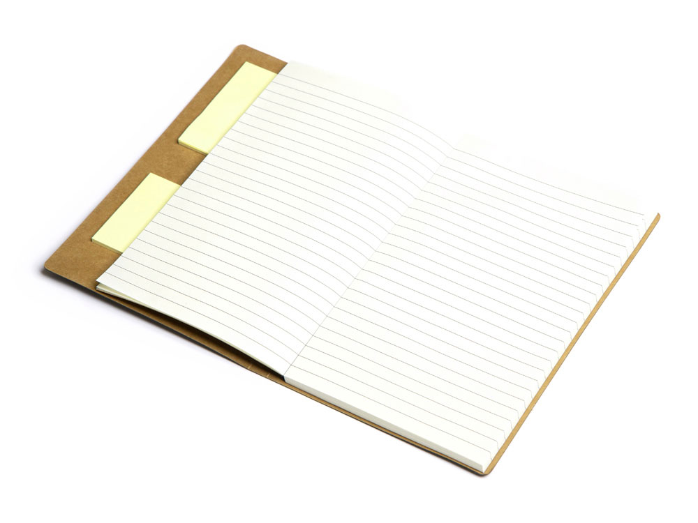 Блокнот с ручкой и набором стикеров А5 Write and stick, черный-3