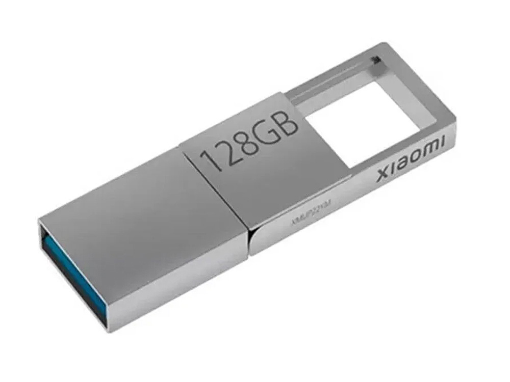 USB 3.0-флешка на 128 Гб с разъемами USB-A и Type-C, серебристый-2