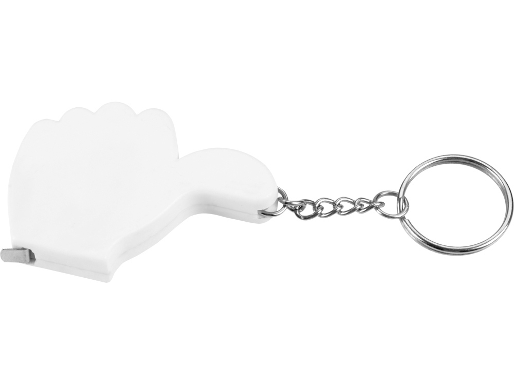 Брелок-рулетка, 1 м., белый-0