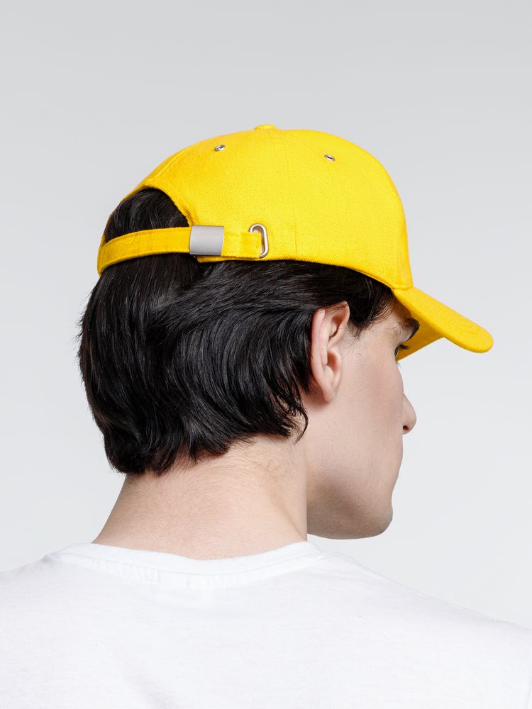 Бейсболка Standard, желтая-5