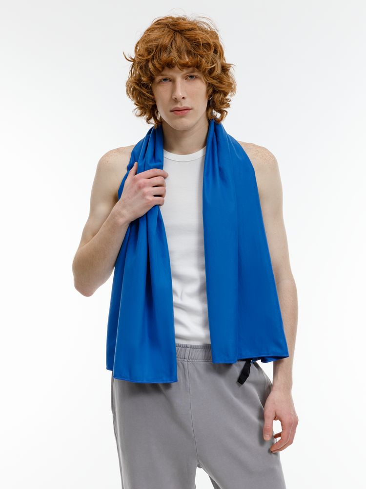 Полотенце спортивное Snaab, синее-3