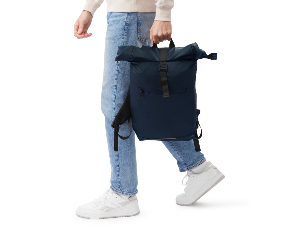 Непромокаемый рюкзак Landy для ноутбука, синий-12