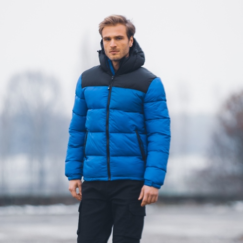 Куртка SIBERIA нейлон 40, био-пух 530, серый, черный-6