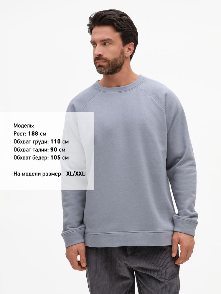 Свитшот унисекс S1, серый-2