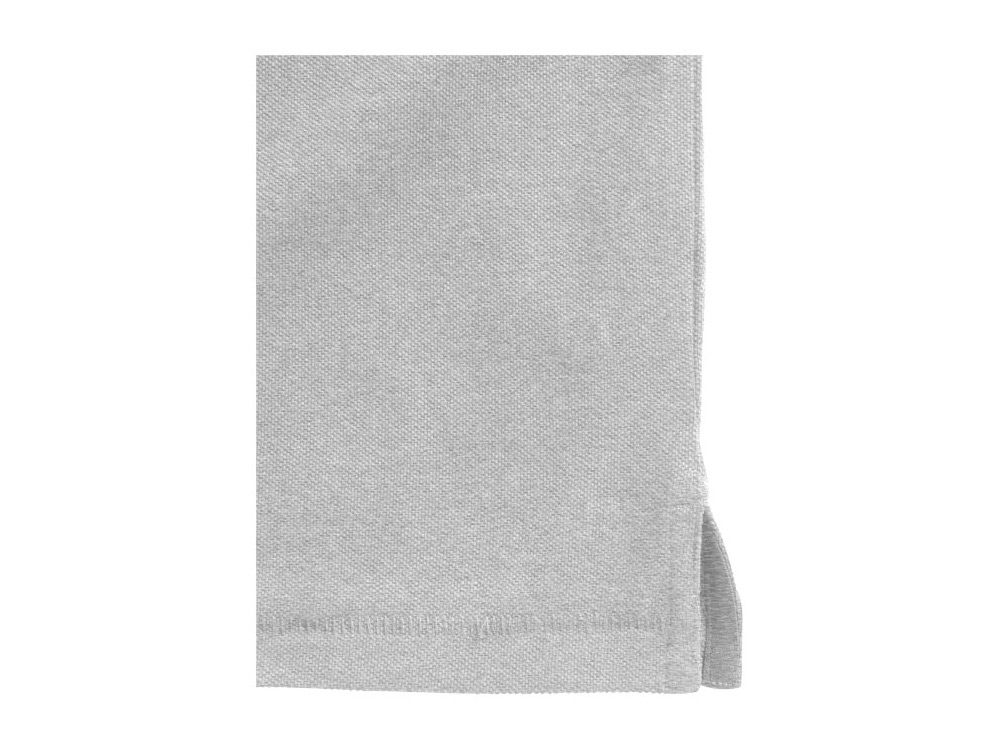 Рубашка поло Oakville мужская с длинным рукавом, серый меланж-4