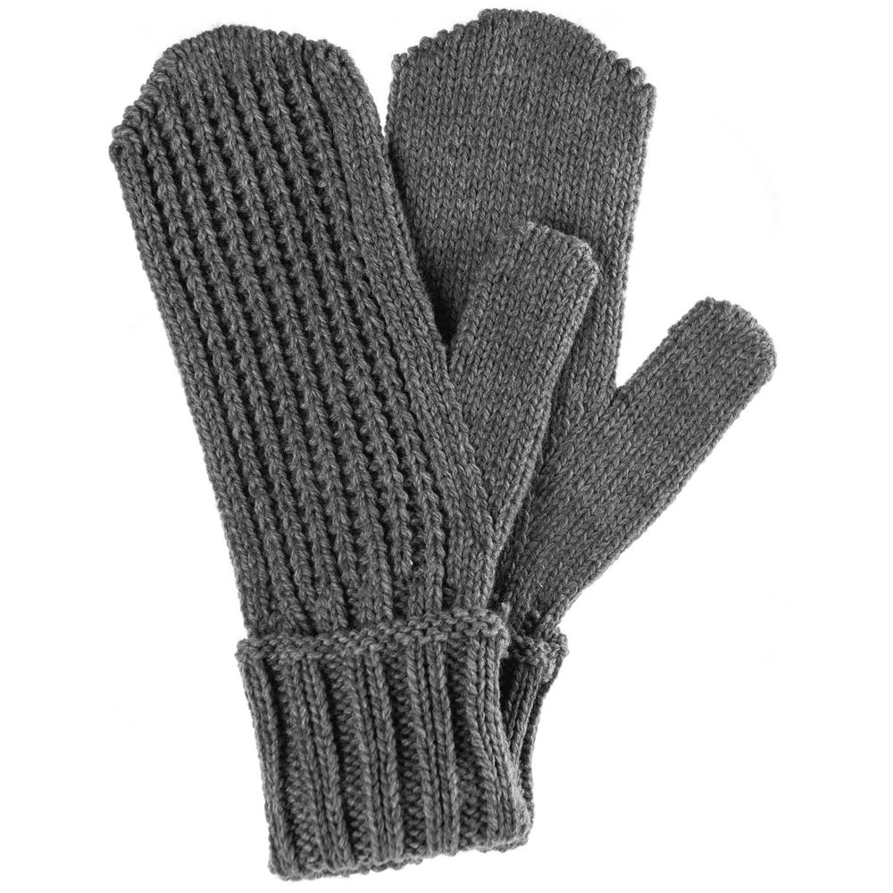 Варежки Nordkyn, серый меланж (эбонит)-1