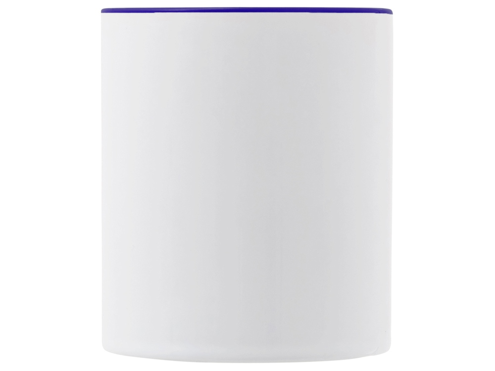 Керамическая кружка со стеклянной ручкой для сублимации Charm, синий-3