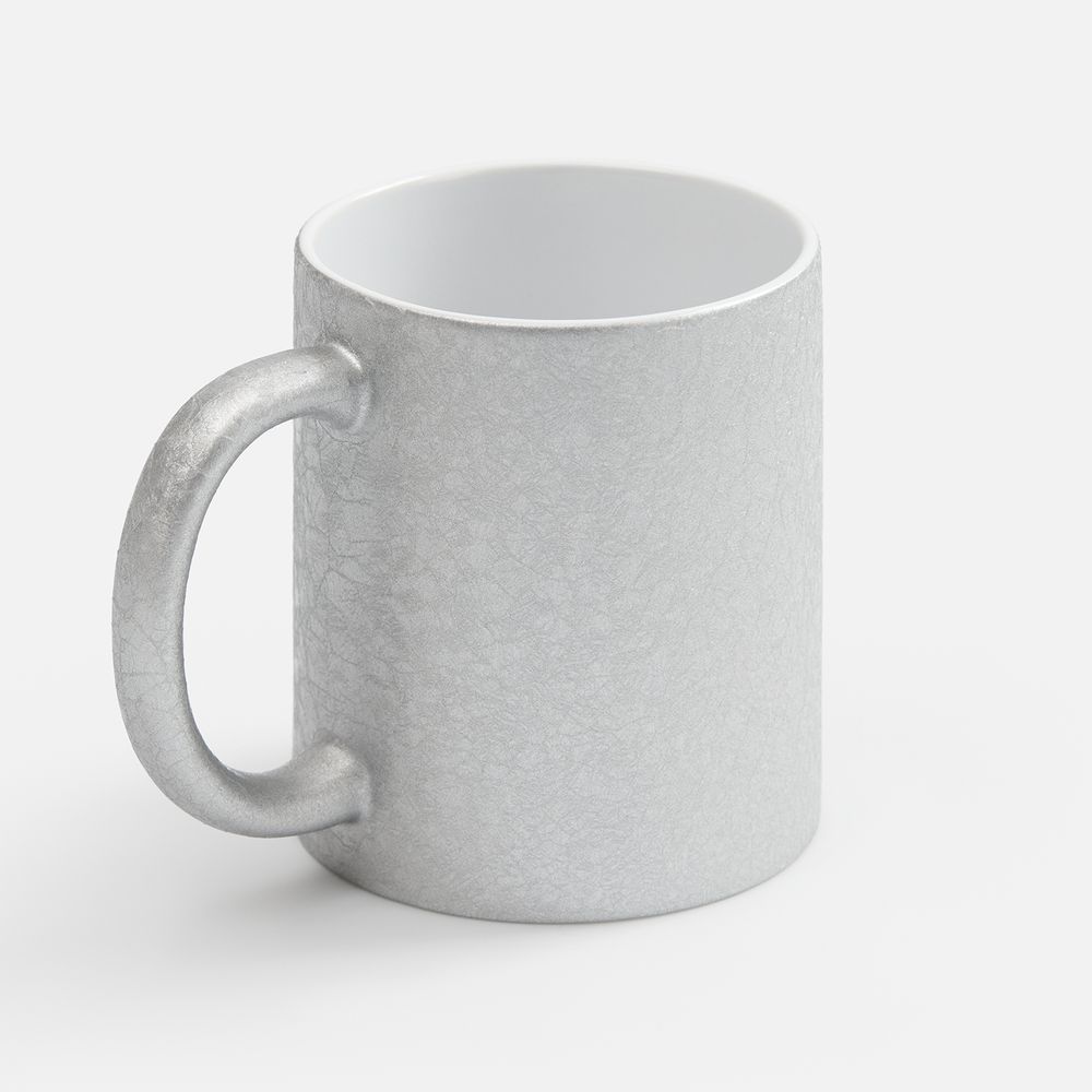 Кружка для сублимационной печати Sagredo, серебристая-2