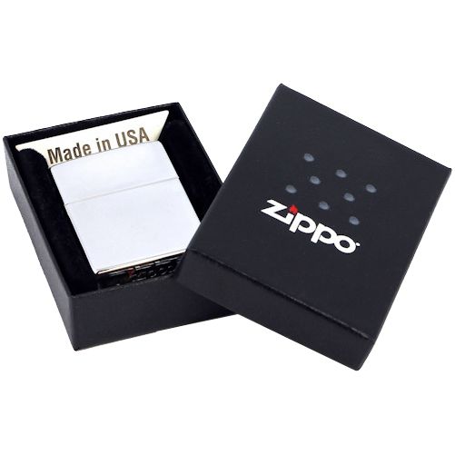 Зажигалка Zippo Classic High Polish, серебристая-3