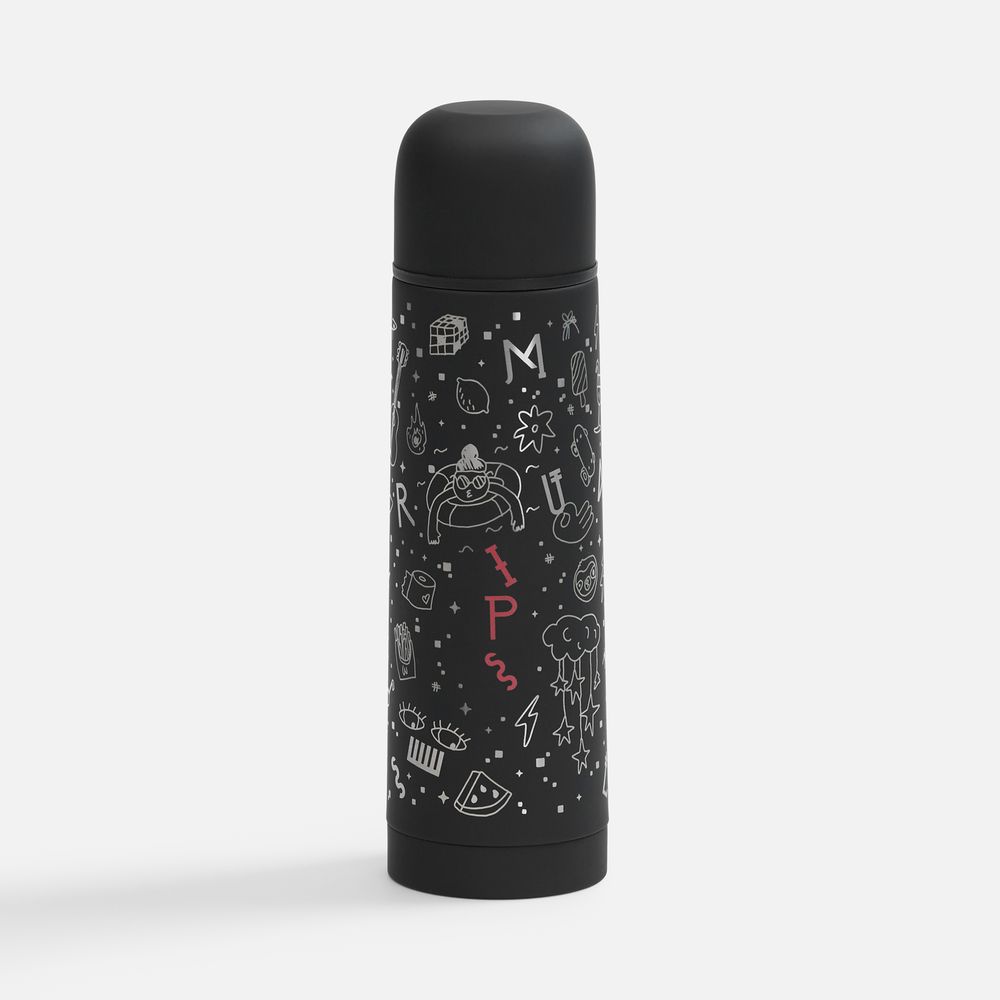 Термос Skydive, ver.2, черный-4