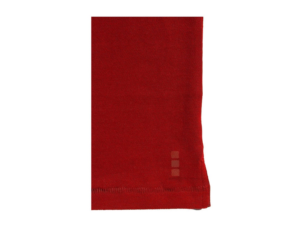 Рубашка поло Oakville мужская с длинным рукавом, красный-2