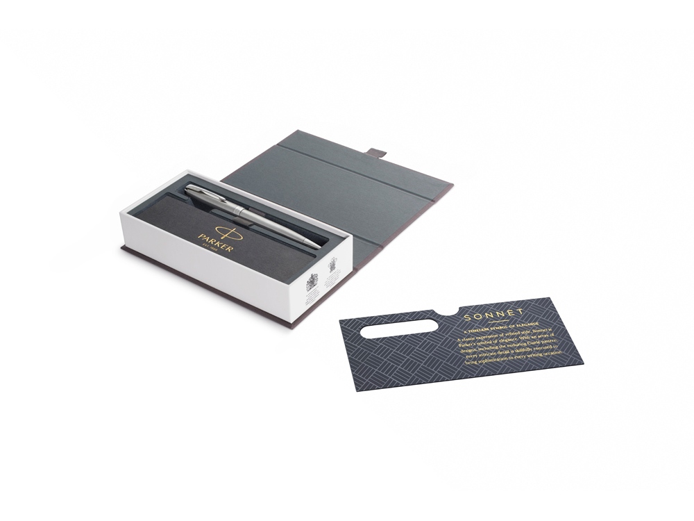 Ручка шариковая Parker Sonnet Core Stainless Steel CT, серебристый-3