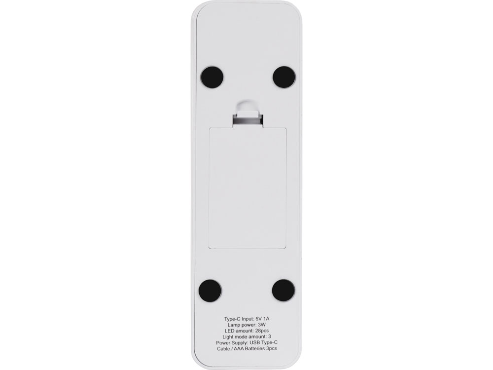 Складывающаяся настольная LED лампа Stack N, 3 Вт, белый-12