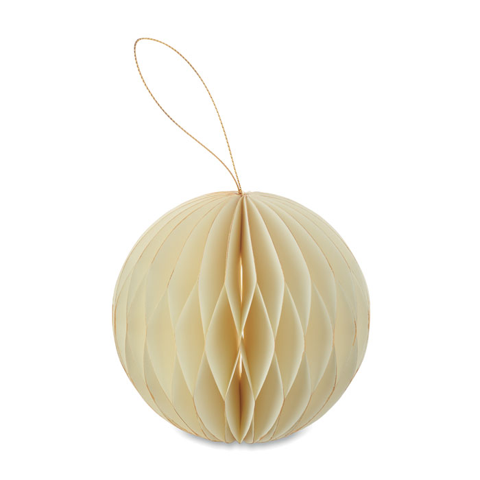 Foldable  XMAS bauble hanger, бежевый-4