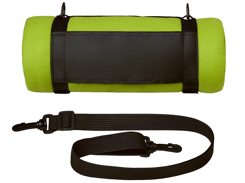 Плед Нежность с плечевым ремнем, зеленое яблоко-4