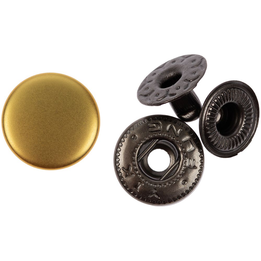 Кнопка Clavis, M, золотистая-2